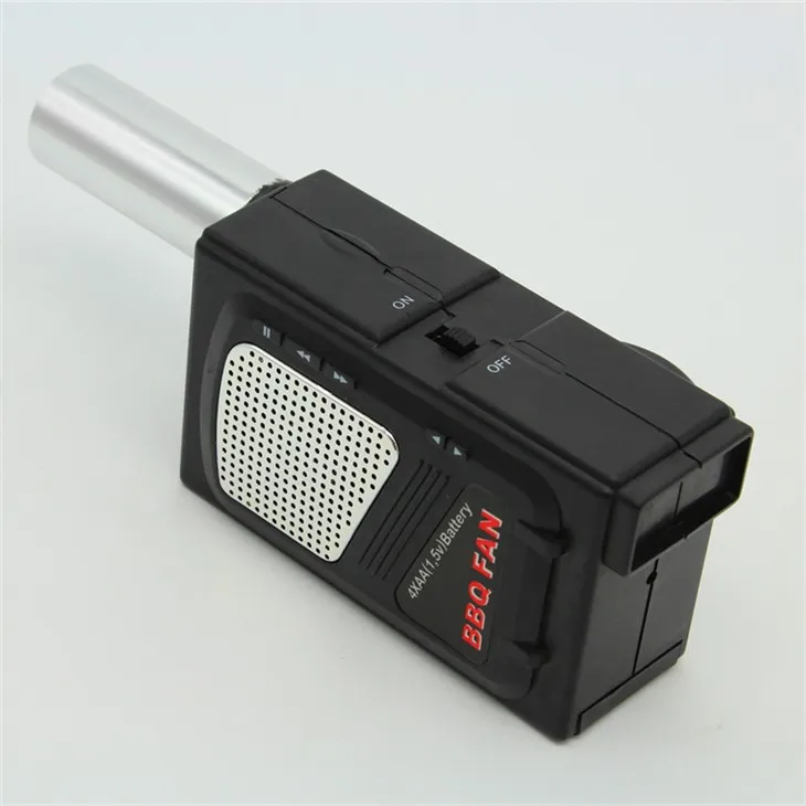 Batteriebetriebenes Barbecue-Feuer-Luftgebläse, geräuscharmer elektrischer Gleichstrom-BBQ-Ventilator, Luftgrill-Gebläse FD311A