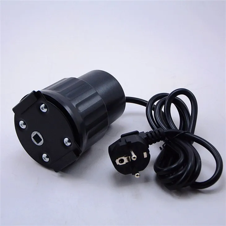 Schwarzer AC-BBQ-Rotisserie-Motor