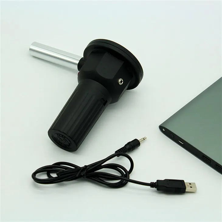 Werkseitiger 5-V-Feuer-Grillventilator, aktualisierter Holzkohlegrillventilator mit USB-Leitung FD312A