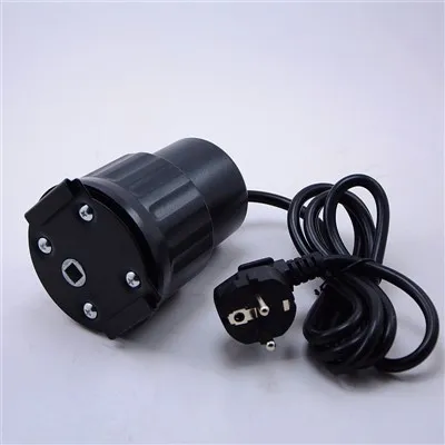 Schwarzer AC-BBQ-Rotisserie-Motor