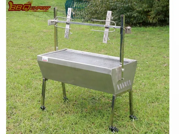 Elektrischer automatischer Schweine-Rotisserie-Grill, Edelstahl-BBQ-Rotisserie-Spießbraten