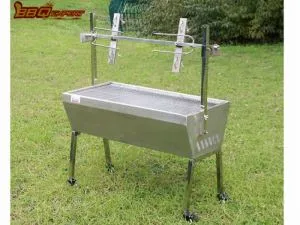 Elektrischer automatischer Schweine-Rotisserie-Grill, Edelstahl-BBQ-Rotisserie-Spießbraten